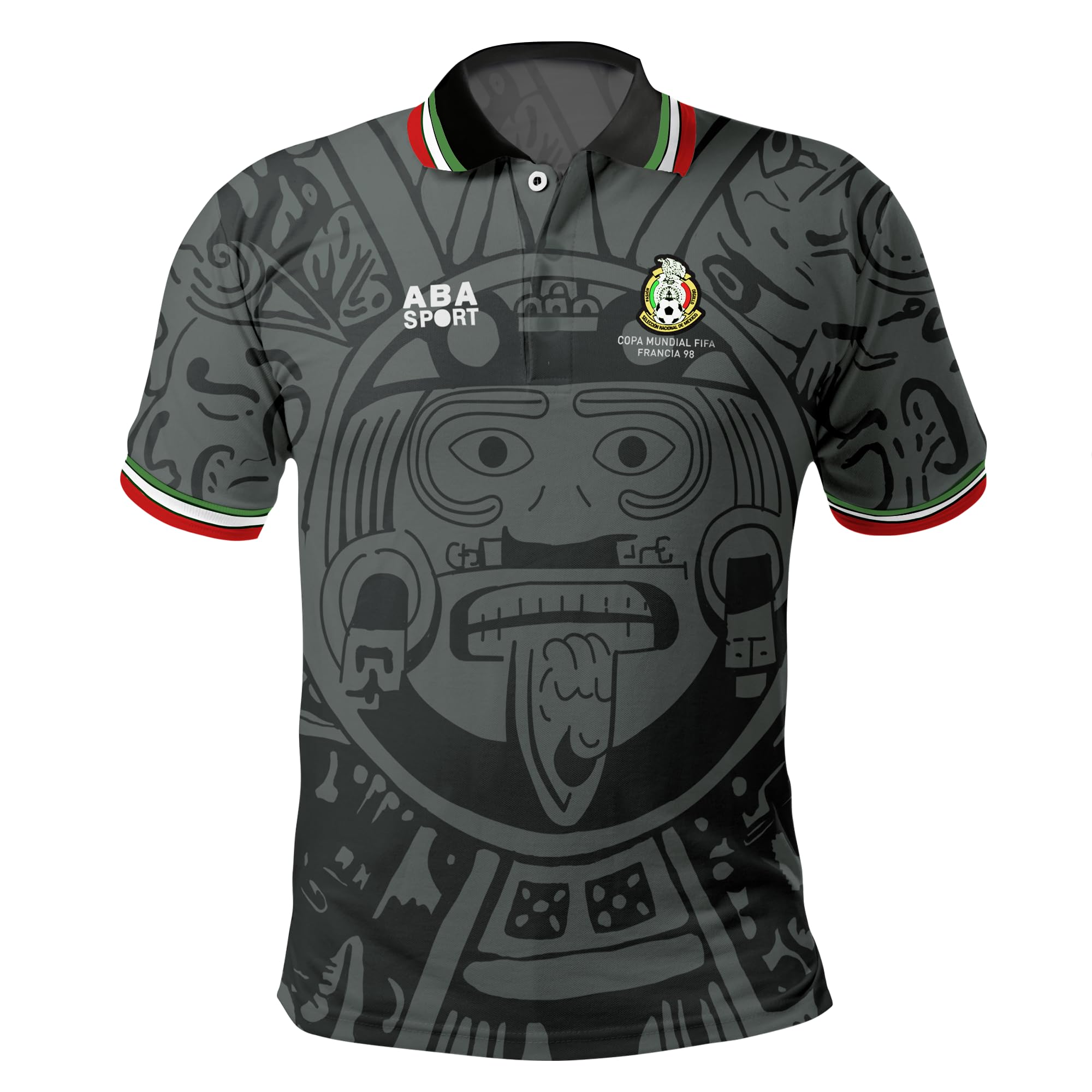 Mexico Black Retro Jersey Mexico Retro 1998 Futbol Jersey